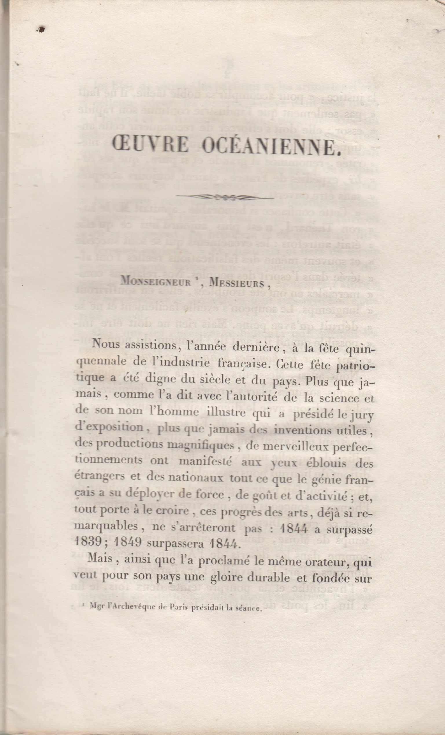 Oeuvre océanienne by Cercle Catholique Très bon Couverture souple