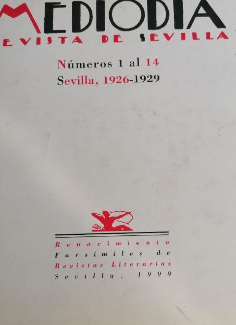 Mediodia. Revista De Sevilla. N (Facsímiles de Revistas) - José María Barrera López