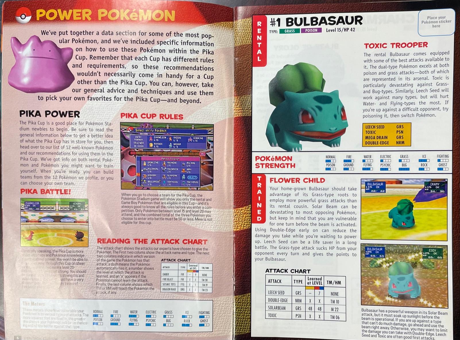 Pokemon Stadium Trainer's Journal (U/NUS-S-HQPO-USA)