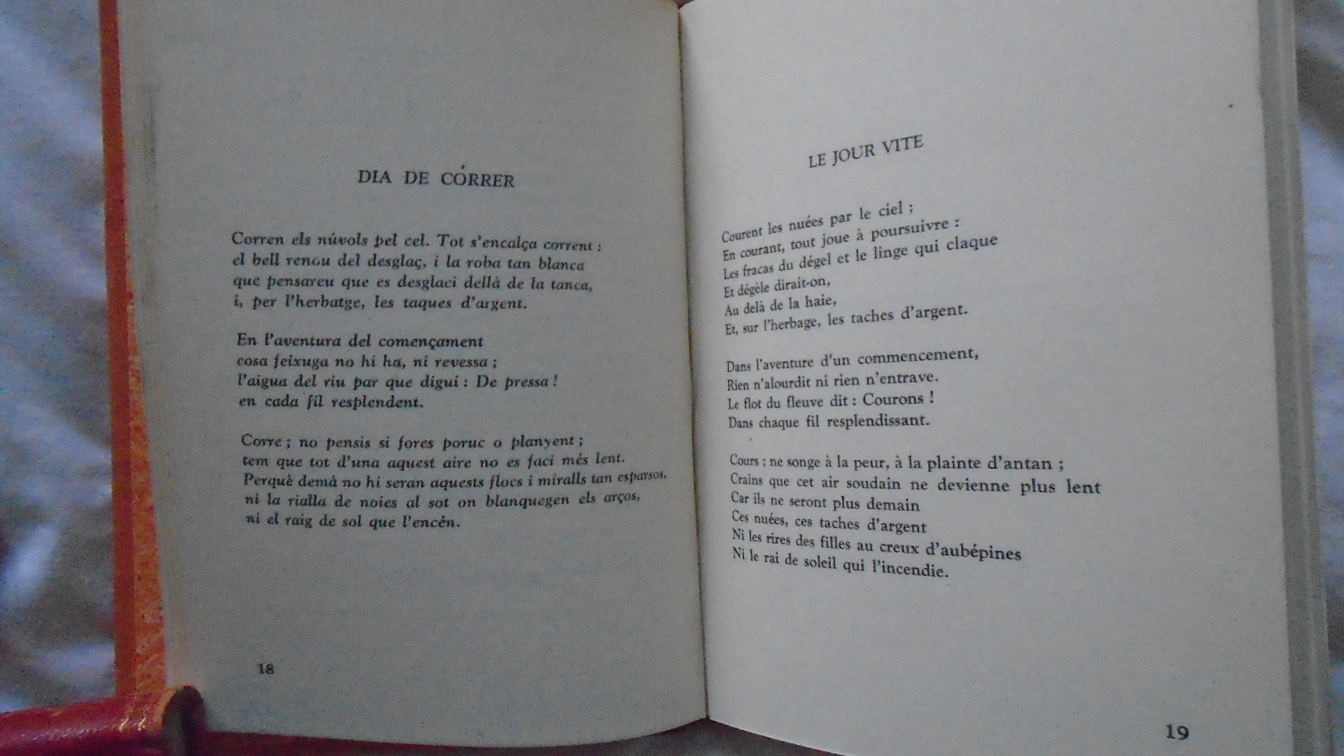 Paliers. Poèmes. Prologue de Roger Caillois. by Carner, Josep.: Bien ...