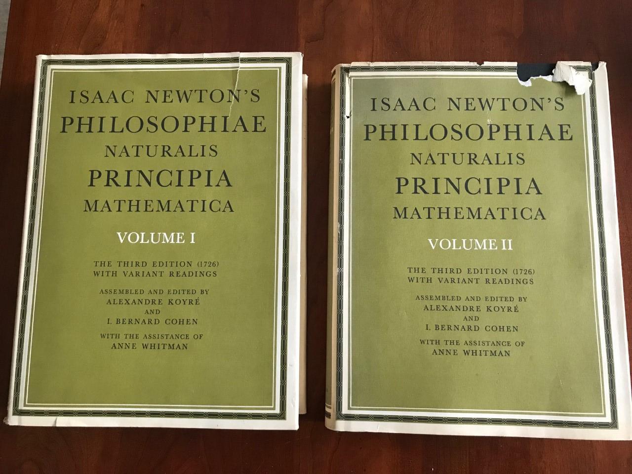 Isaac Newton's Philosophiae Naturalis Principia Mathematica: Facsimile of third edition (1726) with variant readings; Vols. 1 and 2. In Latin - Isaac Newton