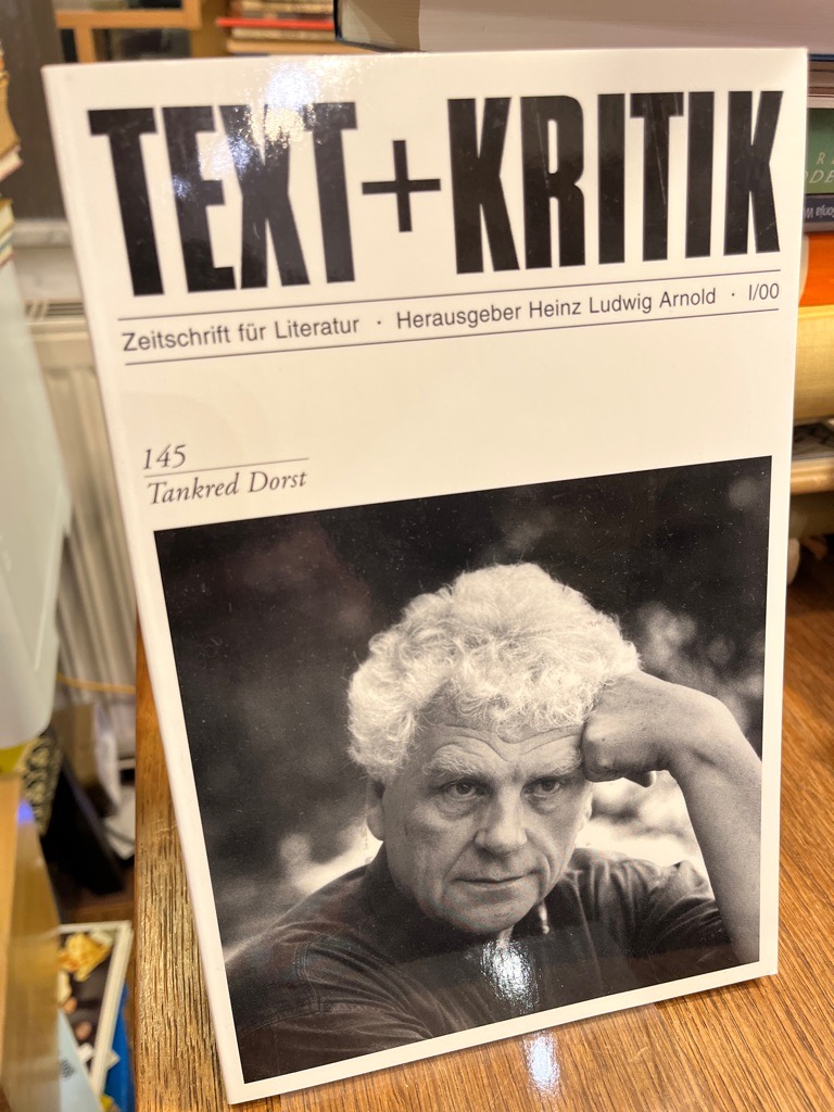 Tankred Dorst. (= Text + Kritik 145). Zeitschrift für Literatur. Herausgegeben von Heinz Ludwig Arnold. - Arnold, Heinz Ludwig (Hrsg.)