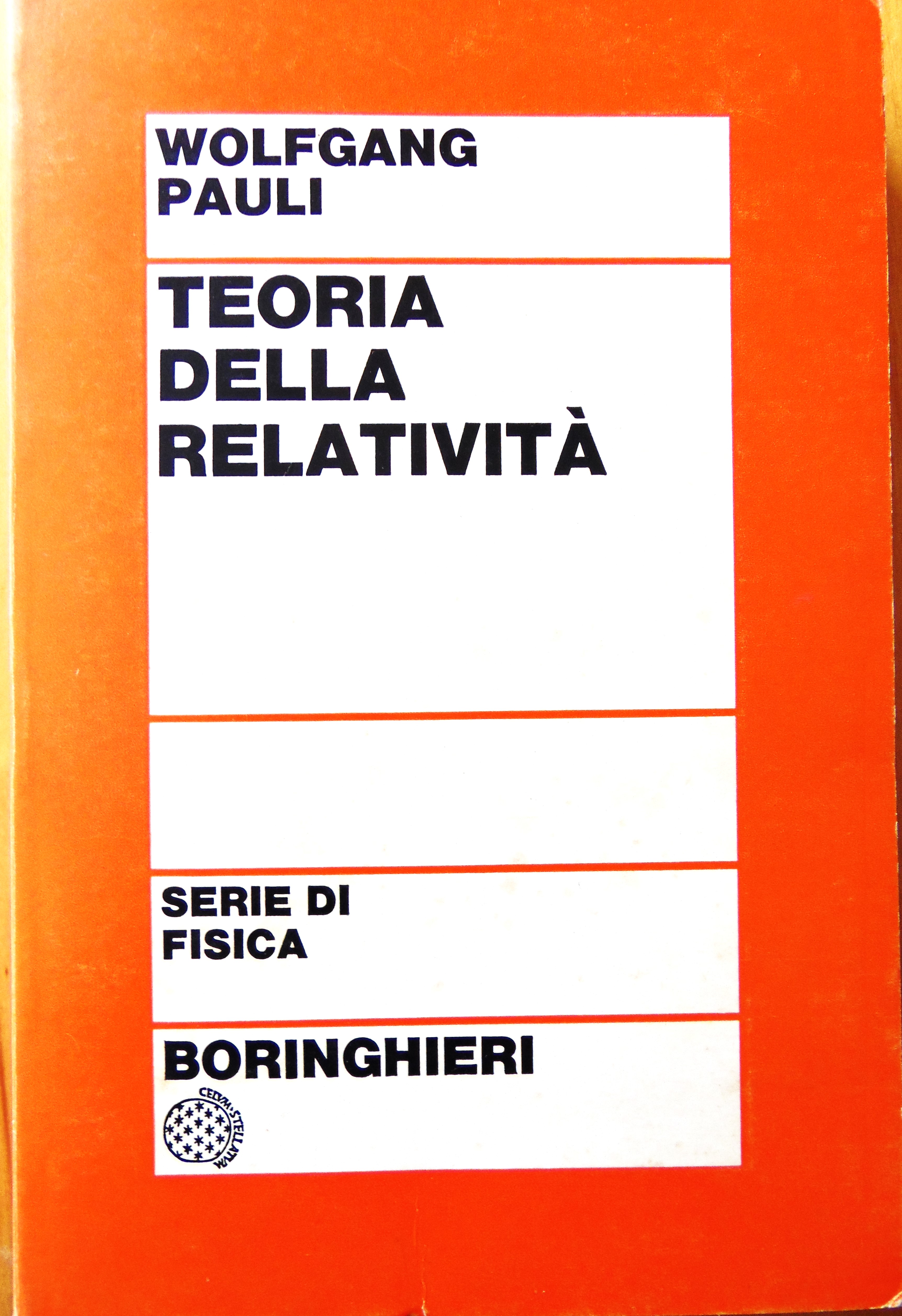 Teoria della relatività - Pauli Wolfgang (1900 – 1958)