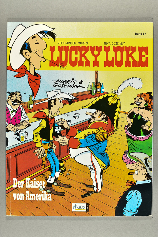 Lucky Luke.Der Kaiser von Amerika Bd. 57 . Zeichn.: Morris. Text: René Goscinny. [Aus dem Franz. von Gudrun Penndorf. Dt. Textbearb.: Adolf Kabatek]. - Morris et al.