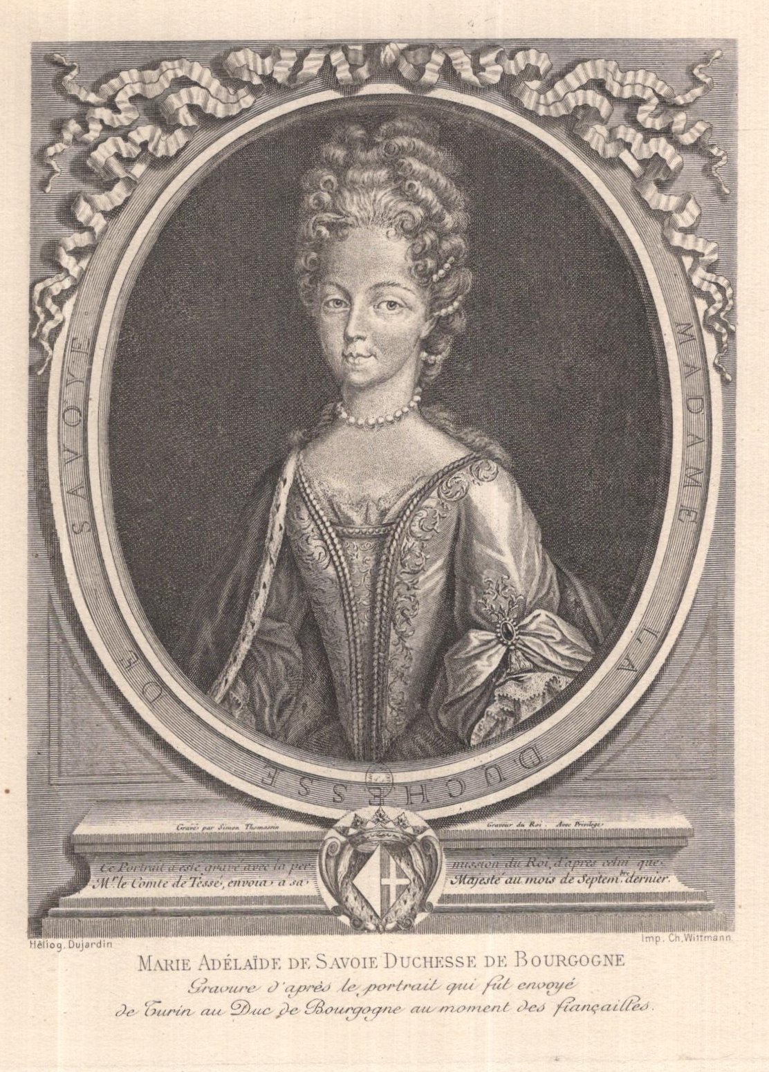 La Duchesse de Bourgogne et l'Alliance savoyarde sous Louis XIV. [Tome