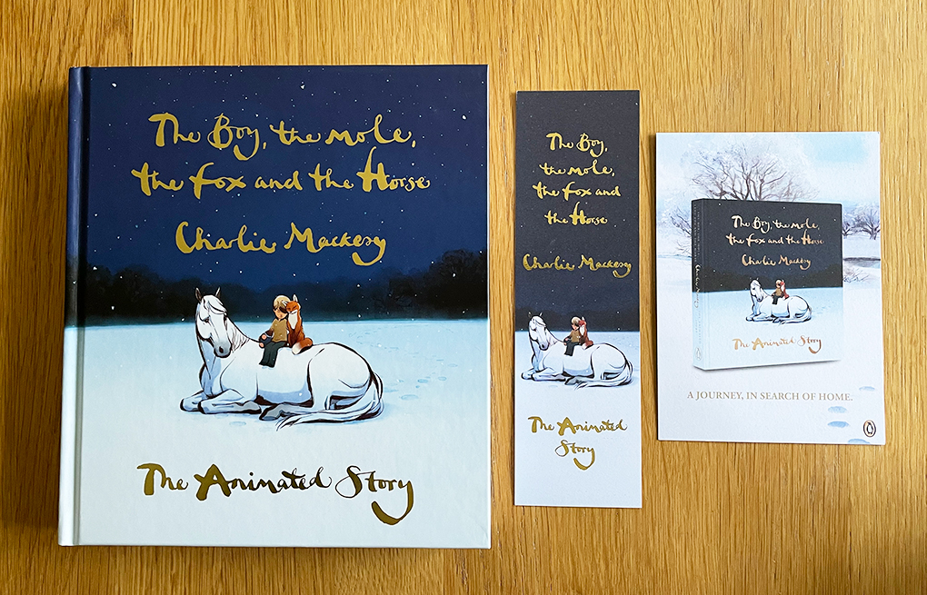 The Boy, The Mole, The Fox and The Horse - The Animated Story - Rare signed 1st print, rare with matching Postcard, and Bookmark. New Unread Fine UK