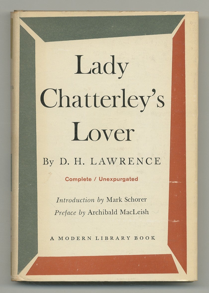 Lady Chatterly's Lover - LAWRENCE, D. H.