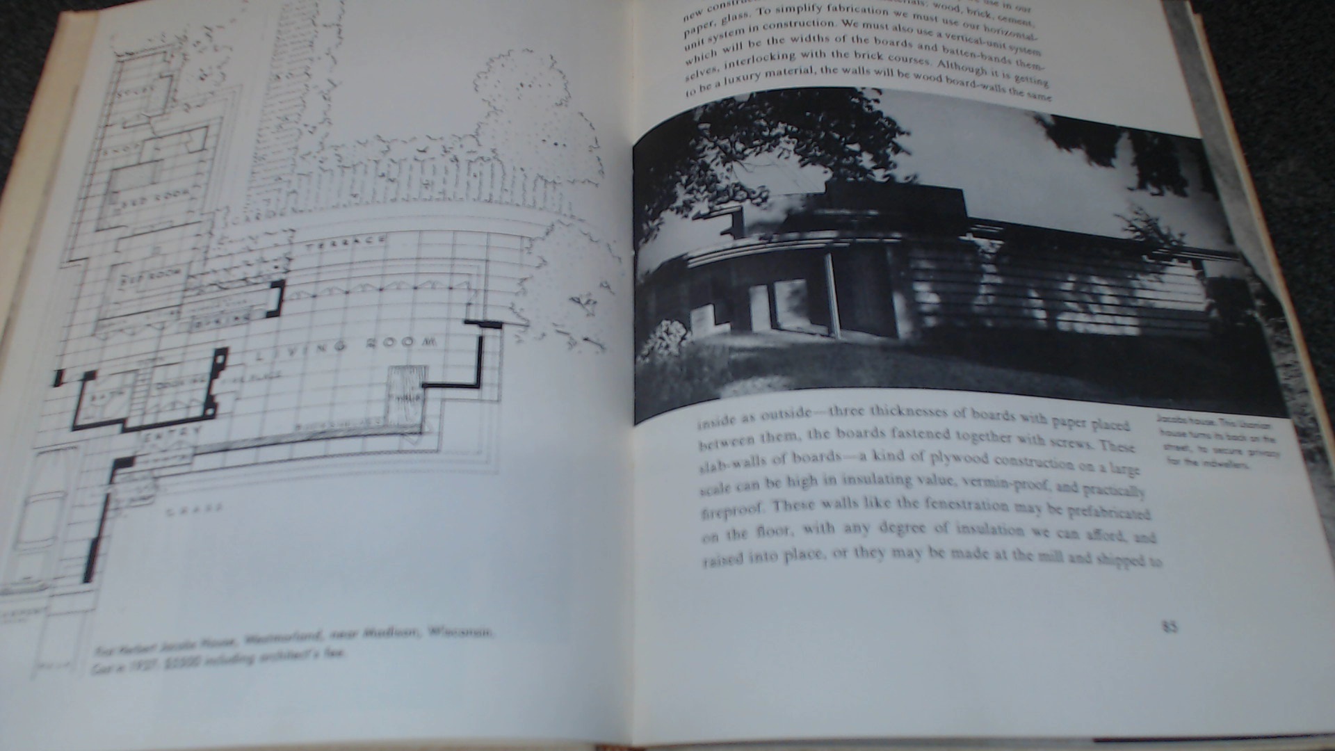 The Natural House by Frank Lloyd Wright: Very Good Hardcover (1954 ...