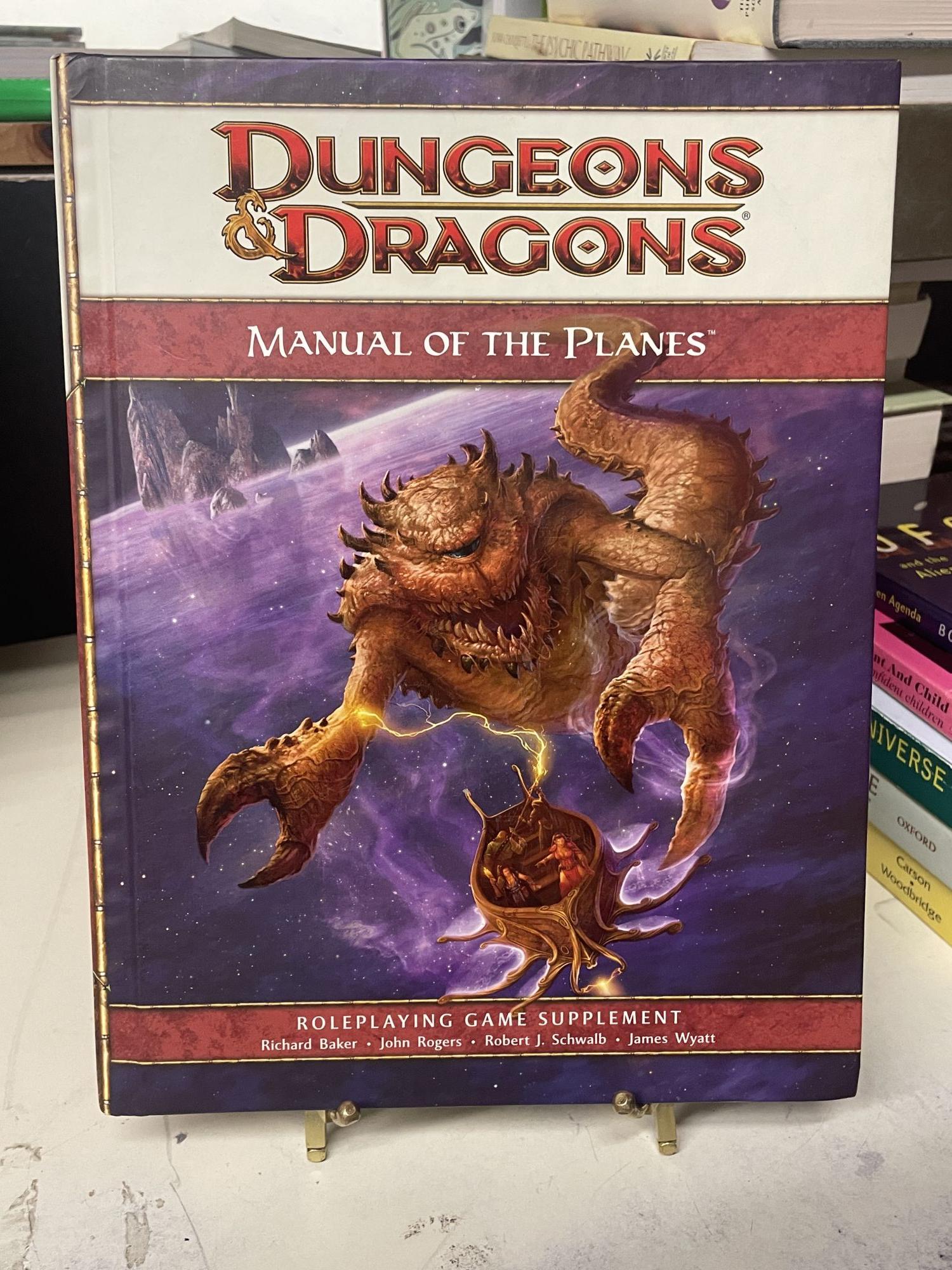 Dungeon & Dragons: Manual of the Planes, Roleplaying Game Supplement - Baker, Richard