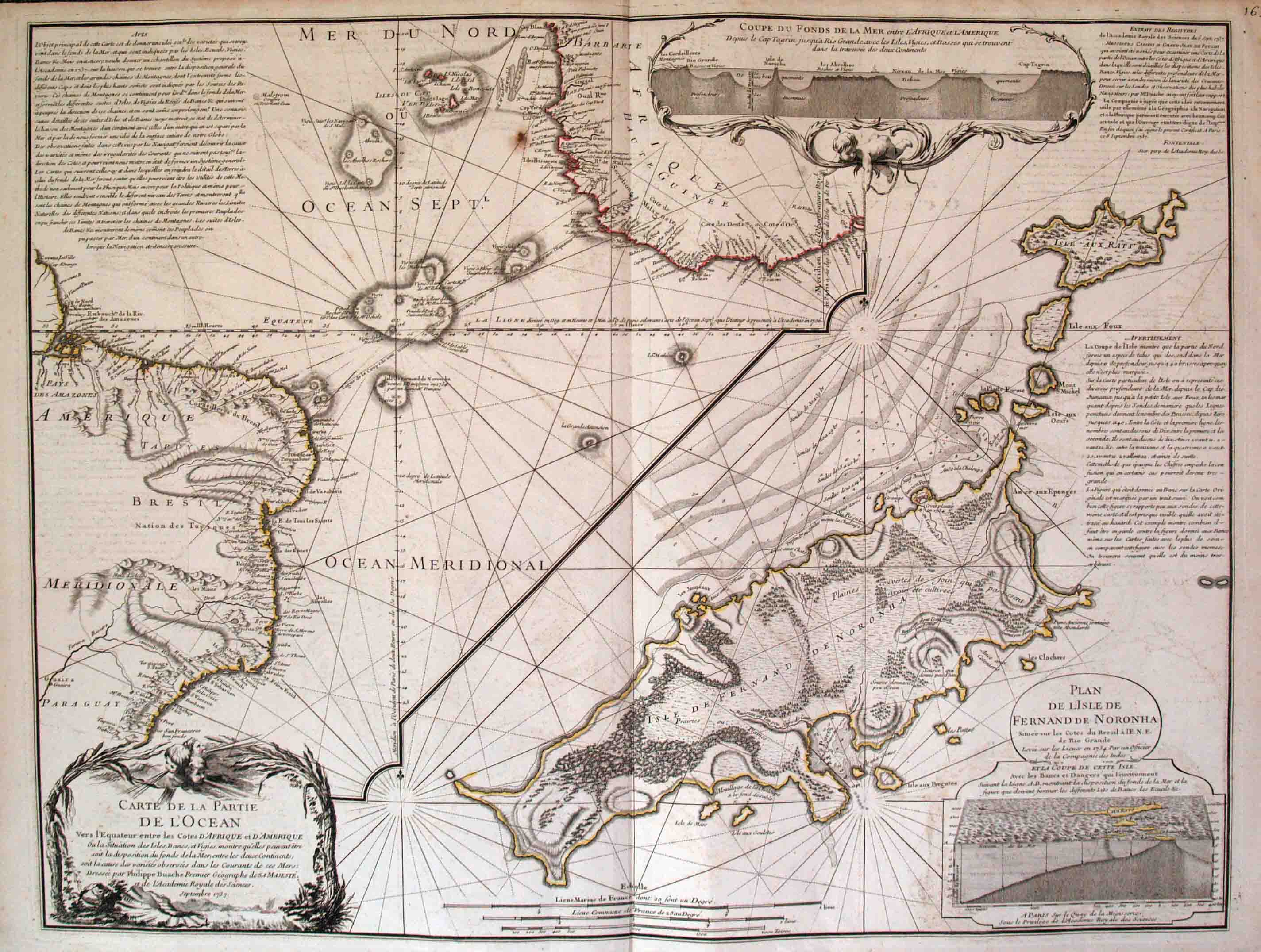 Carte de la Partie de l'Ocean Buache, Philippe [ ]
