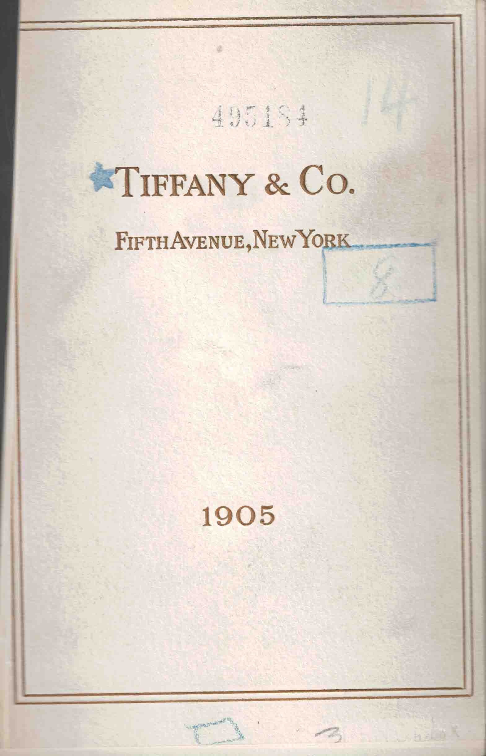 Diamond and Gem Merchants and Dealers in Artistic Merchandise Tiffany & Co. [ ]