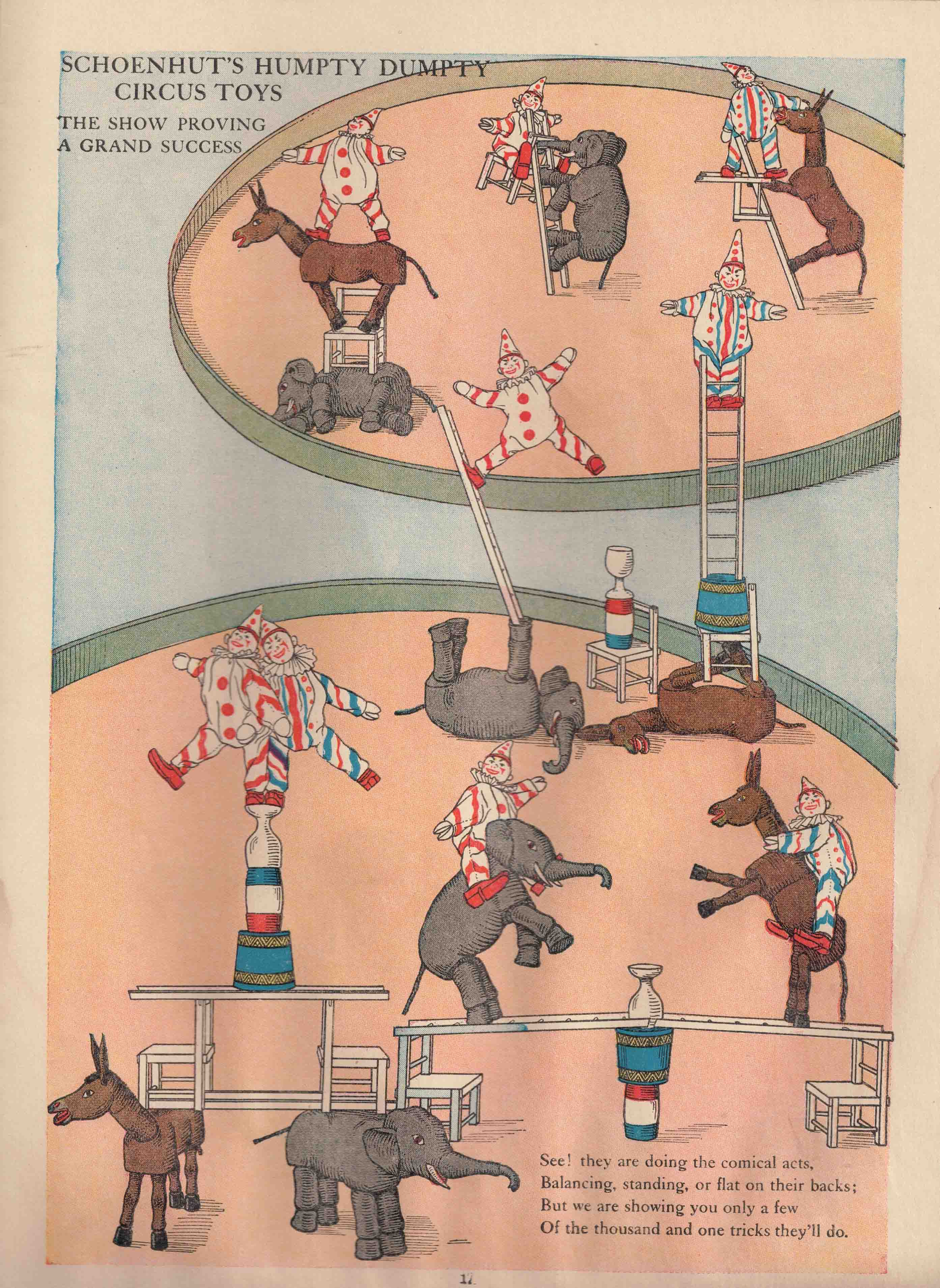 Circus toys sale