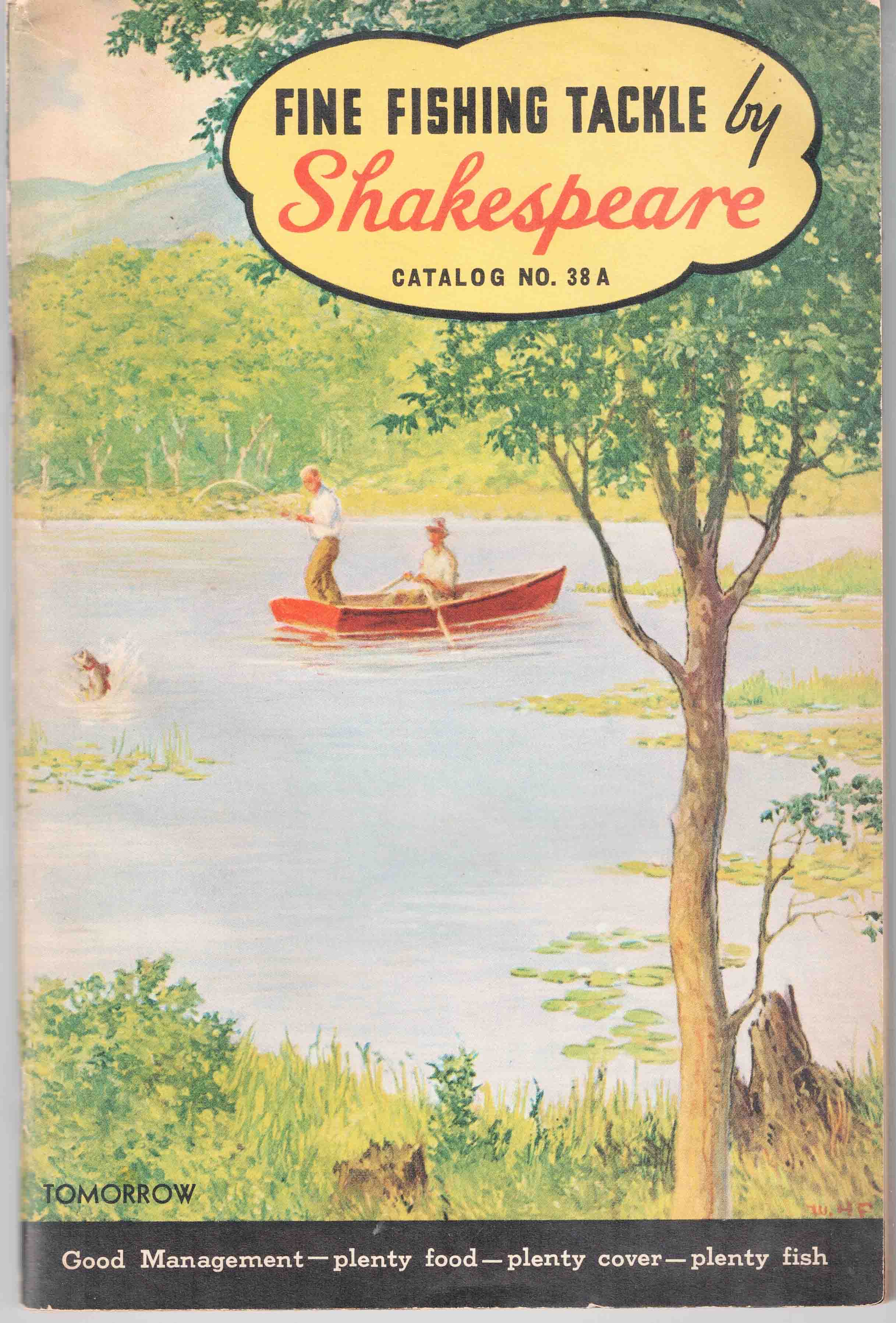 Fine Fishing Tackle - Catalog No. 38A by Shakespeare Company: (1938)