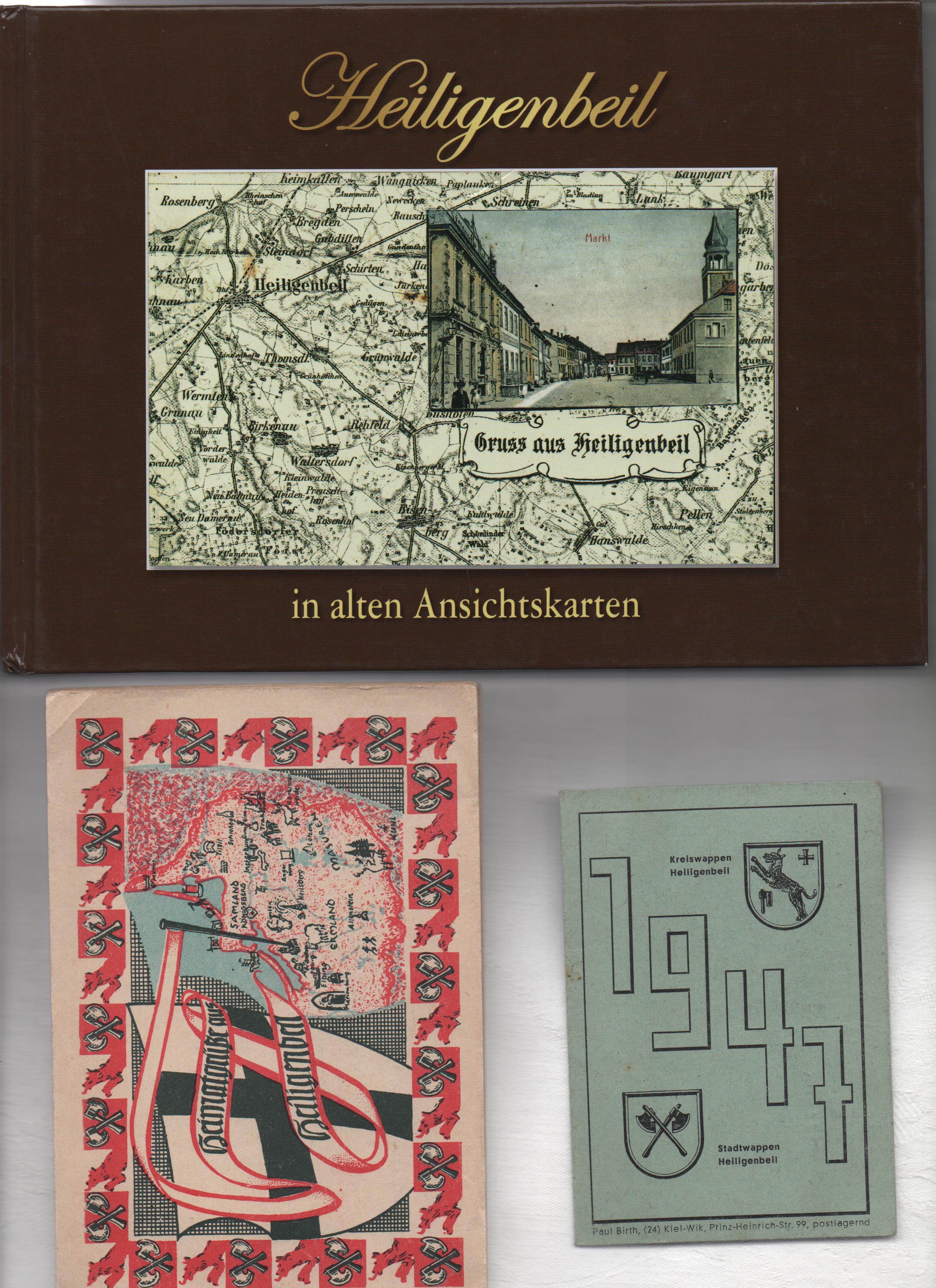 Heiligenbeil in alten Ansichtskarten. hrsg. von Kreisgemeinschaft Heiligenbeil e.V. Zsgest. und bearb. von Georg Jenkner und Ilse Thomann - Jenkner, Georg (Herausgeber)