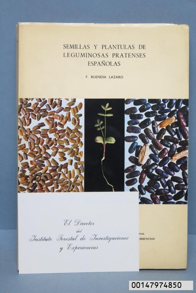SEMILLAS Y PLANTAS DE LEGUMINOSAS PRATENSES ESPAÑOLAS. F ...