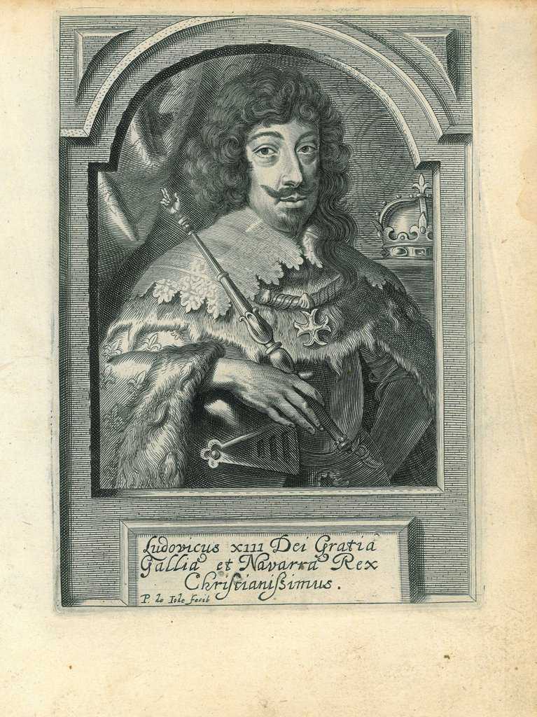 Image of Portrait of Louis XIII, King of France and Navarre, c