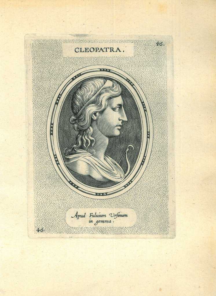 Portrait of Cleopatra VII Philopator by Theodoor Galle (1571-1633