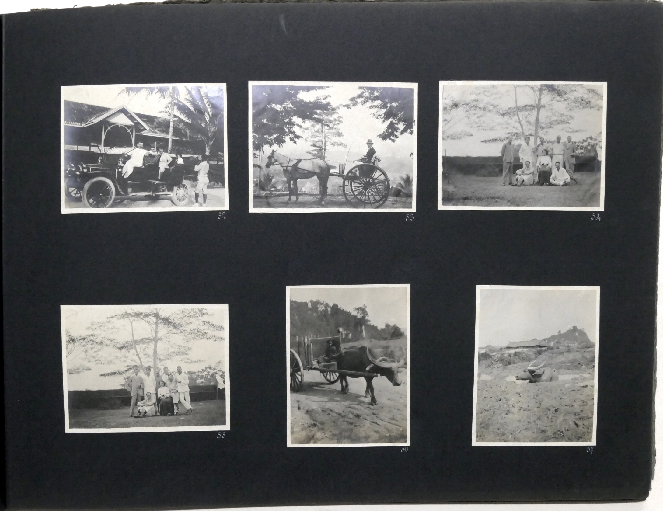 Album fotografico viaggio in nave da Genova - Canale di Suez - Malesia -  1911: Buone Rilegato