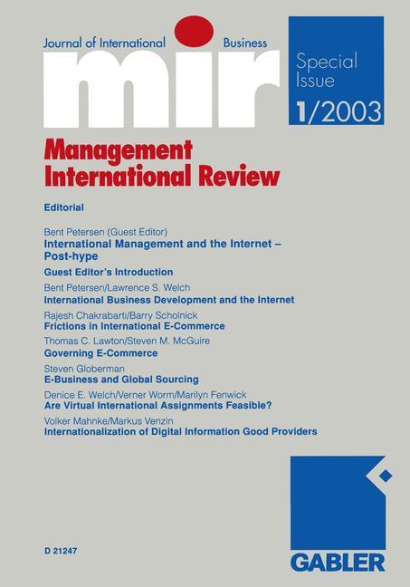 mir: Management International Review - Petersen, Bent|Macharzina, Klaus