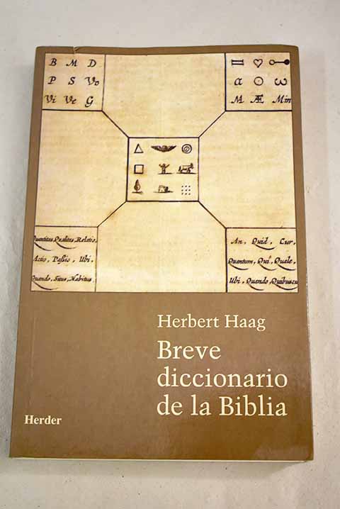 Breve diccionario de la Biblia - Haag, Herbert