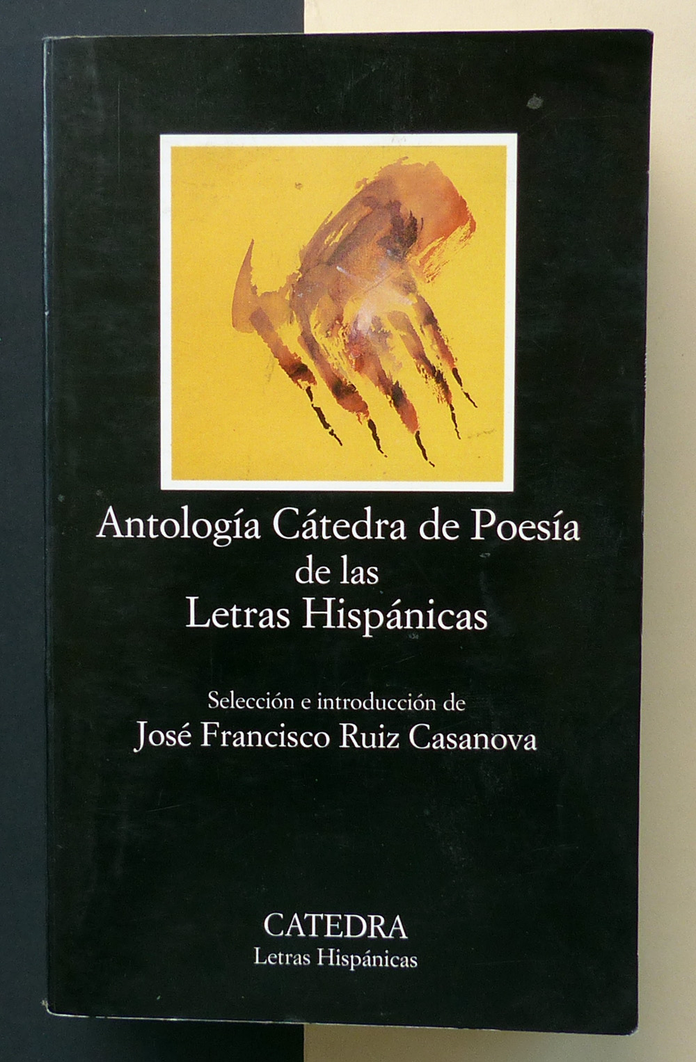 Antología Cátedra de Poesía de las Letras Hispánicas - RUIZ CASANOVA, José Francisco (selec.)