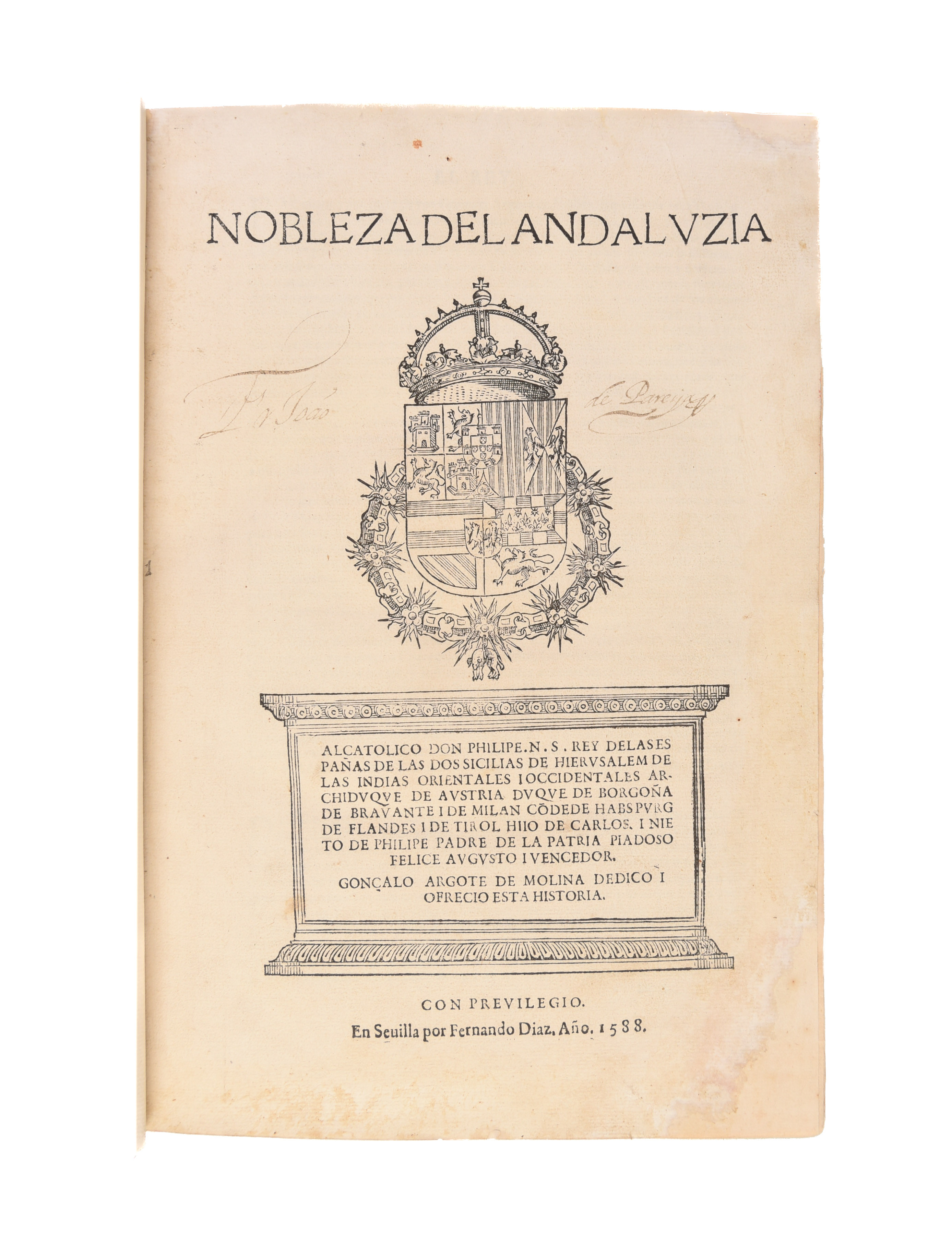 Nobleza de Andaluzia - ARGOTE DE MOLINA Gonzalo