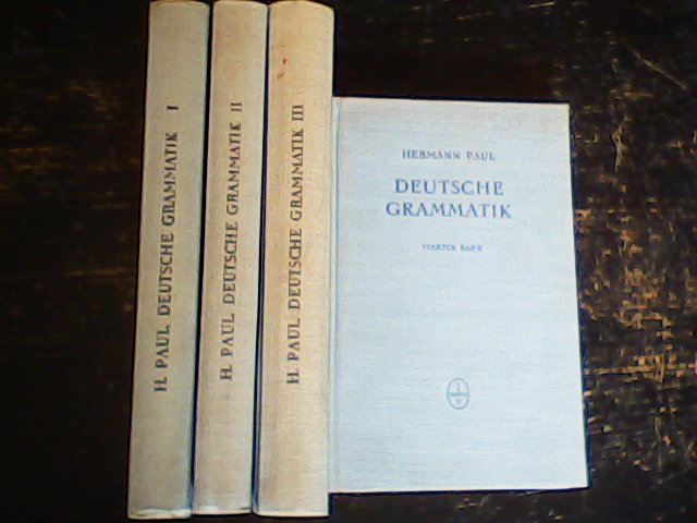 Deutsche Grammatik. - Paul, Hermann
