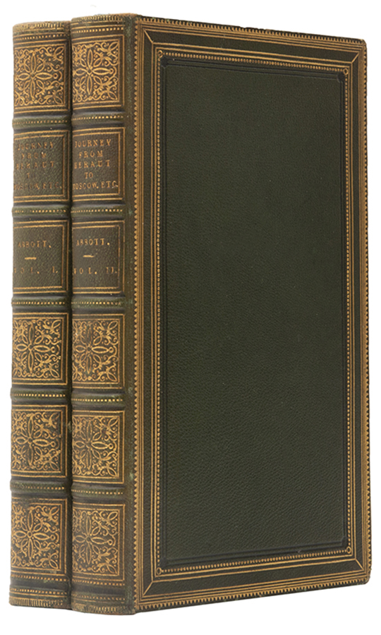 Narrative of a journey from Heraut to Khiva, Moscow, and St. Petersburgh, during the late Russian invasion of Khiva; with some account of the Court of Khiva and the Kingdom of Khaurism. - ABBOTT, Capt. James.