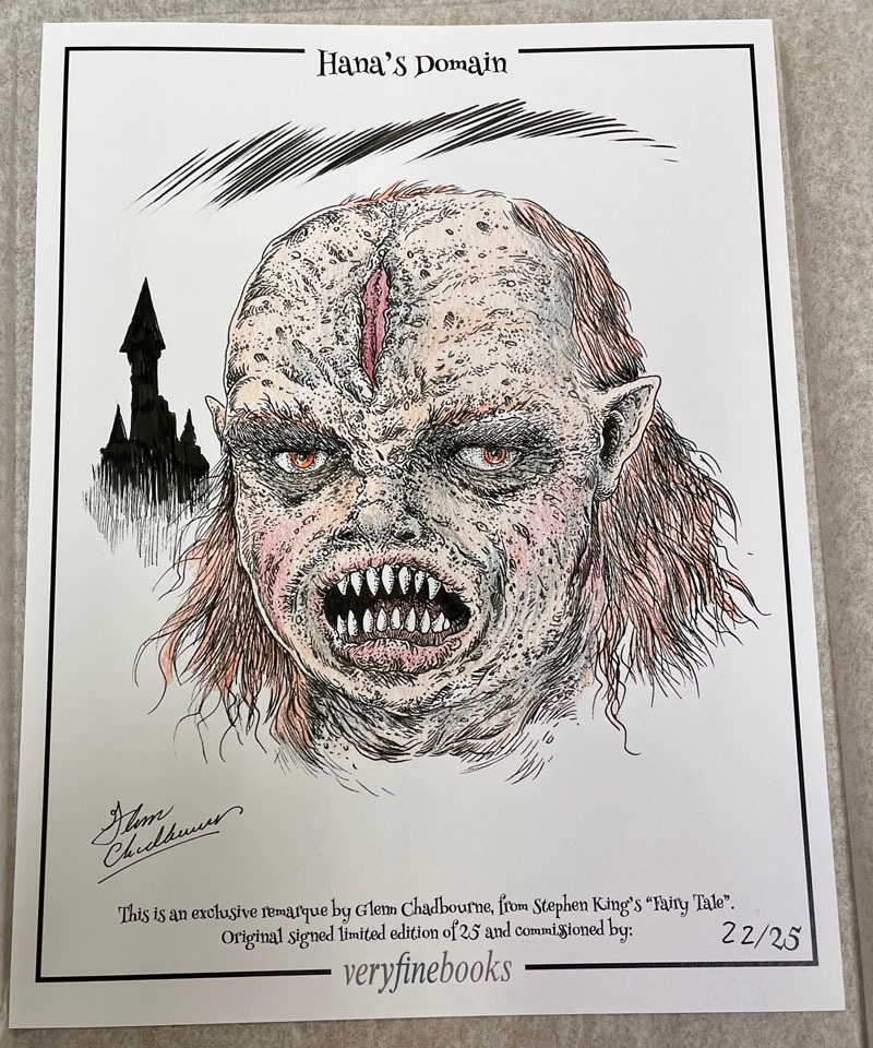 Glenn Chadbourne Hana's Domain Original Signed Limited Edition Art Print  of 25 w/COA (From Stephen King's Fairy Tale) by Stephen King, Glenn  Chadbourne: (2022) 1st Edition, Signed by Illustrator(s)  Art / Print / Poster