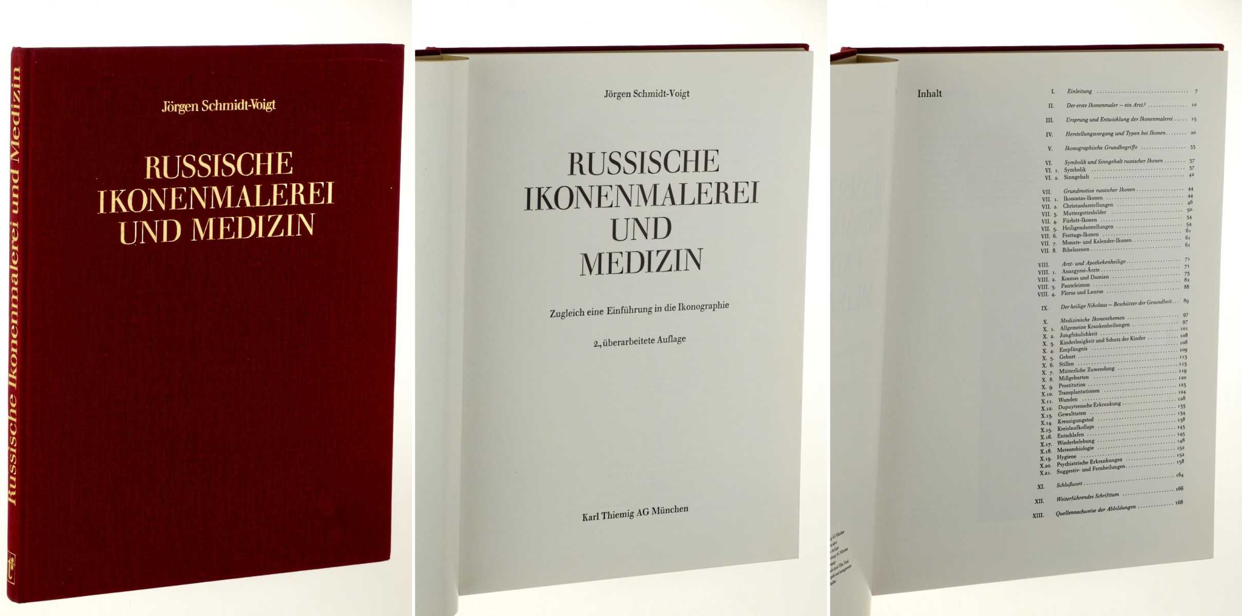 Russische Ikonenmalerei und Medizin. Zugleich eine Einführung in die Ikonographie. 2., überarb. Aufl. - Schmidt-Voigt, Jörgen
