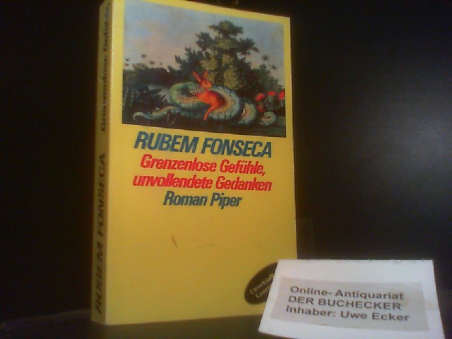 Grenzenlose Gefühle, unvollendete Gedanken : Roman. Aus dem brasilianischen Portug. von Karin von Schweder-Schreiner - Fonseca, Rubem