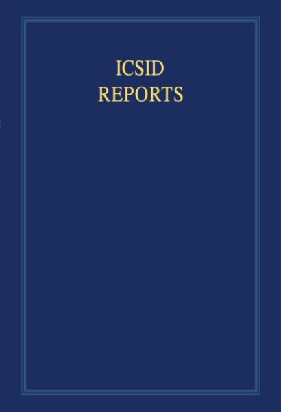 Icsid Reports - Crawford, James (EDT); Lee, Karen (EDT); Lauterpacht, Elihu (EDT)