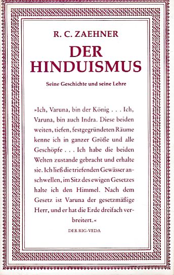 Der Hinduismus. Seine Geschichte und seine Lehre. - Robert, Charles Zaehner