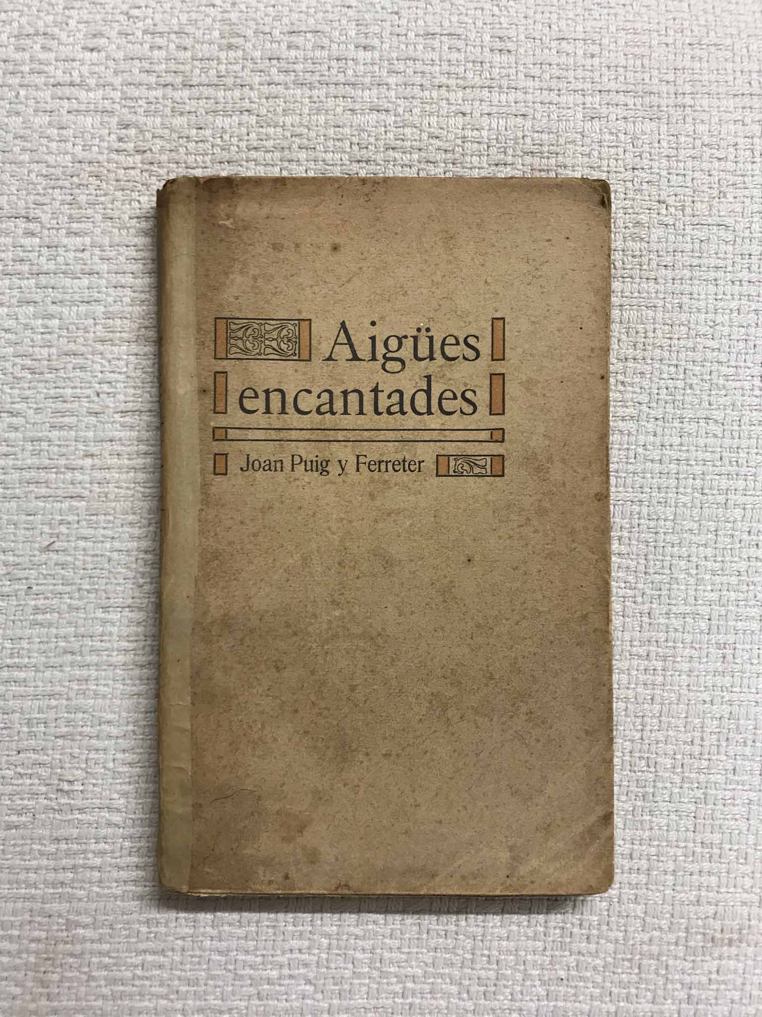 Aigües encantades de Joan Puig i Ferreter: Aceptable Libro en Audio  (Cassette) (1908)