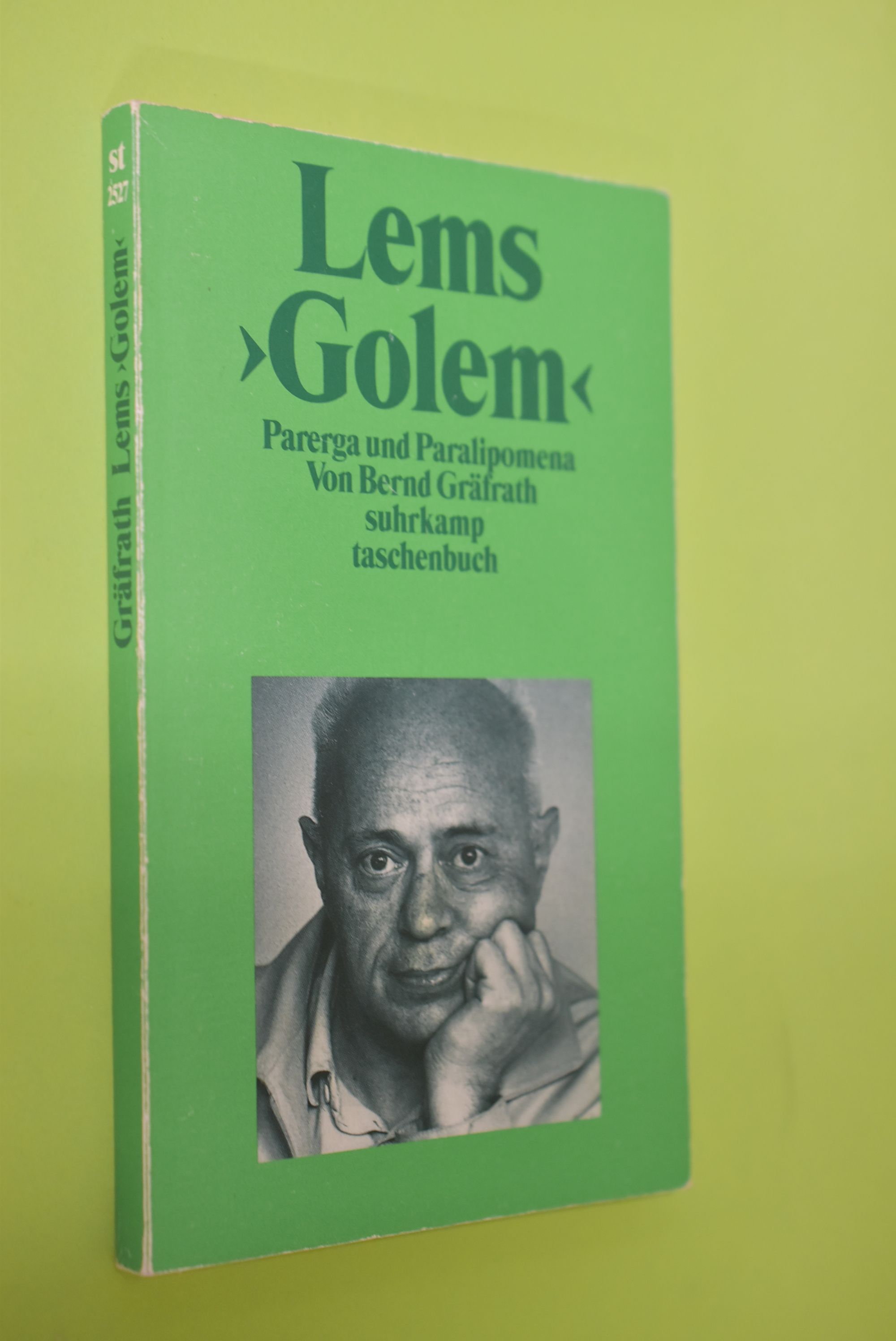 Lems Golem : Parerga und Paralipomena. Suhrkamp Taschenbuch ; 2527 - Gräfrath, Bernd