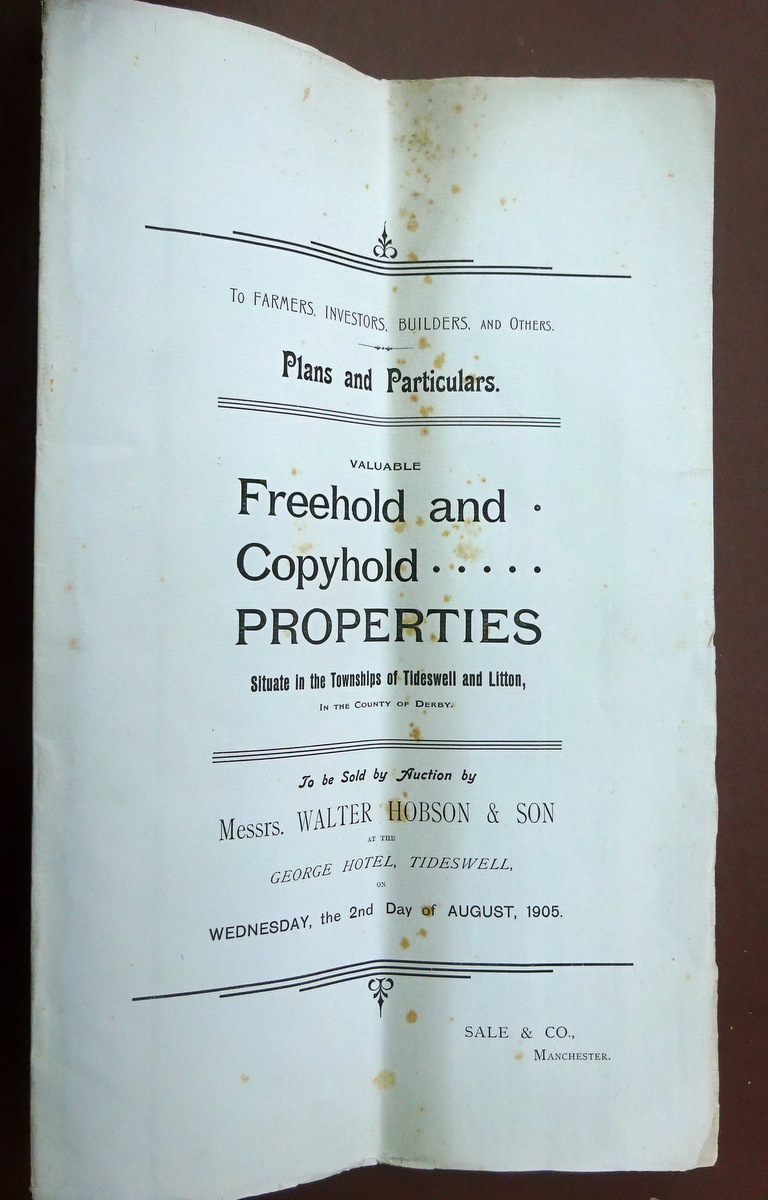 Plans and Particulars, Valuable Freehold and Copyhold Properties