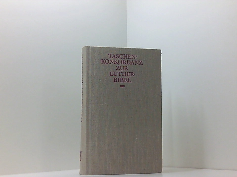 Taschenkonkordanz zur Lutherbibel (Dünndruck)