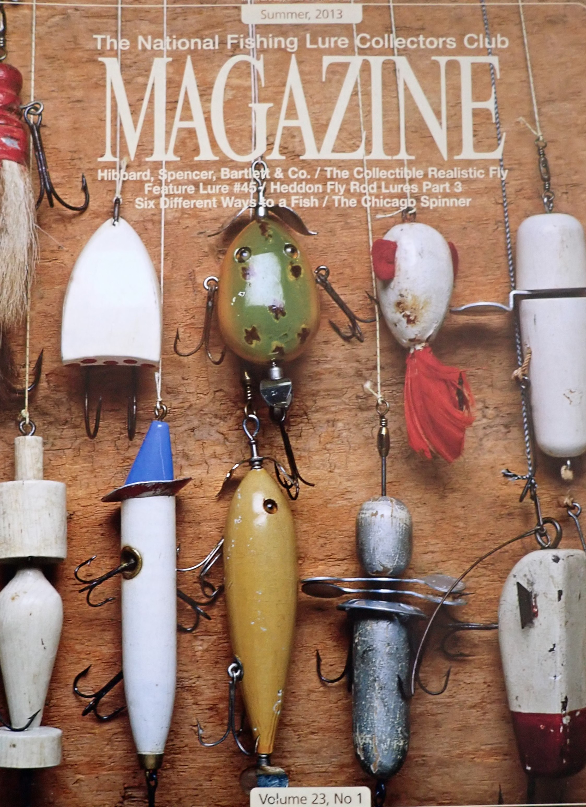 The National Fishing Lure Collectors Club Magazine (Vol. 23, No. 1, Summer  2013) by Dudley Murphy (editor): (2013) 1st Edition  Magazine / Periodical