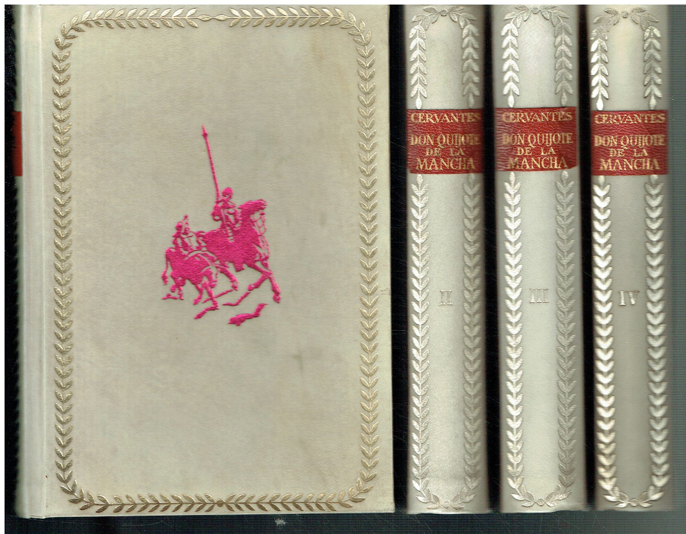 El ingenioso hidalgo Don Quijote de la Mancha. 4 vols. Edición IV Centenario. - Miguel de Cervantes Saavedra.