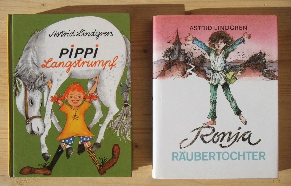 Zwei Bücher: Pippi Langstrumpf (Gesamtausgabe, enthält die Einzelbände 