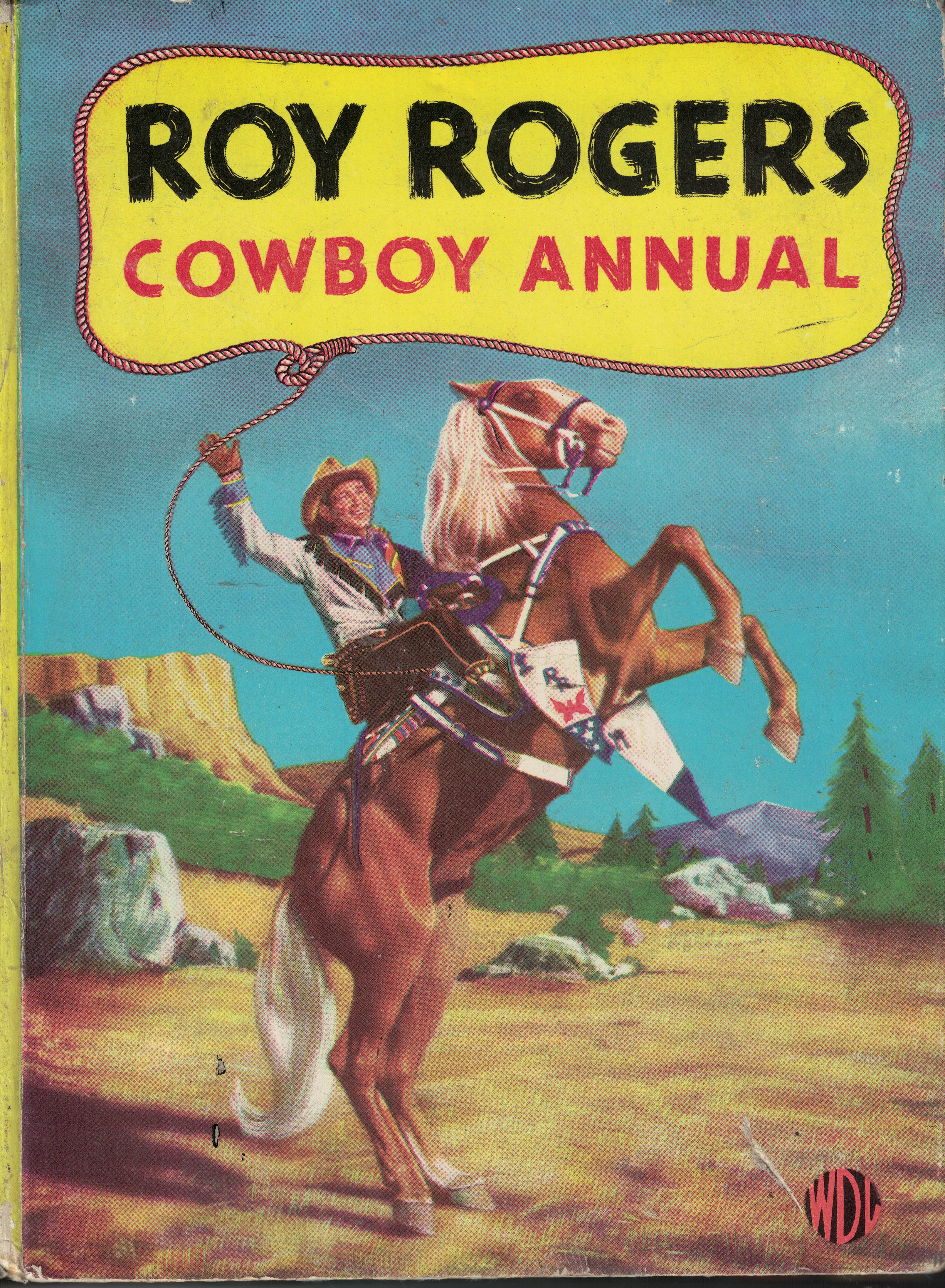 Roy Rogers Cowboy Annual 1954 da Western Printing Company: vg+