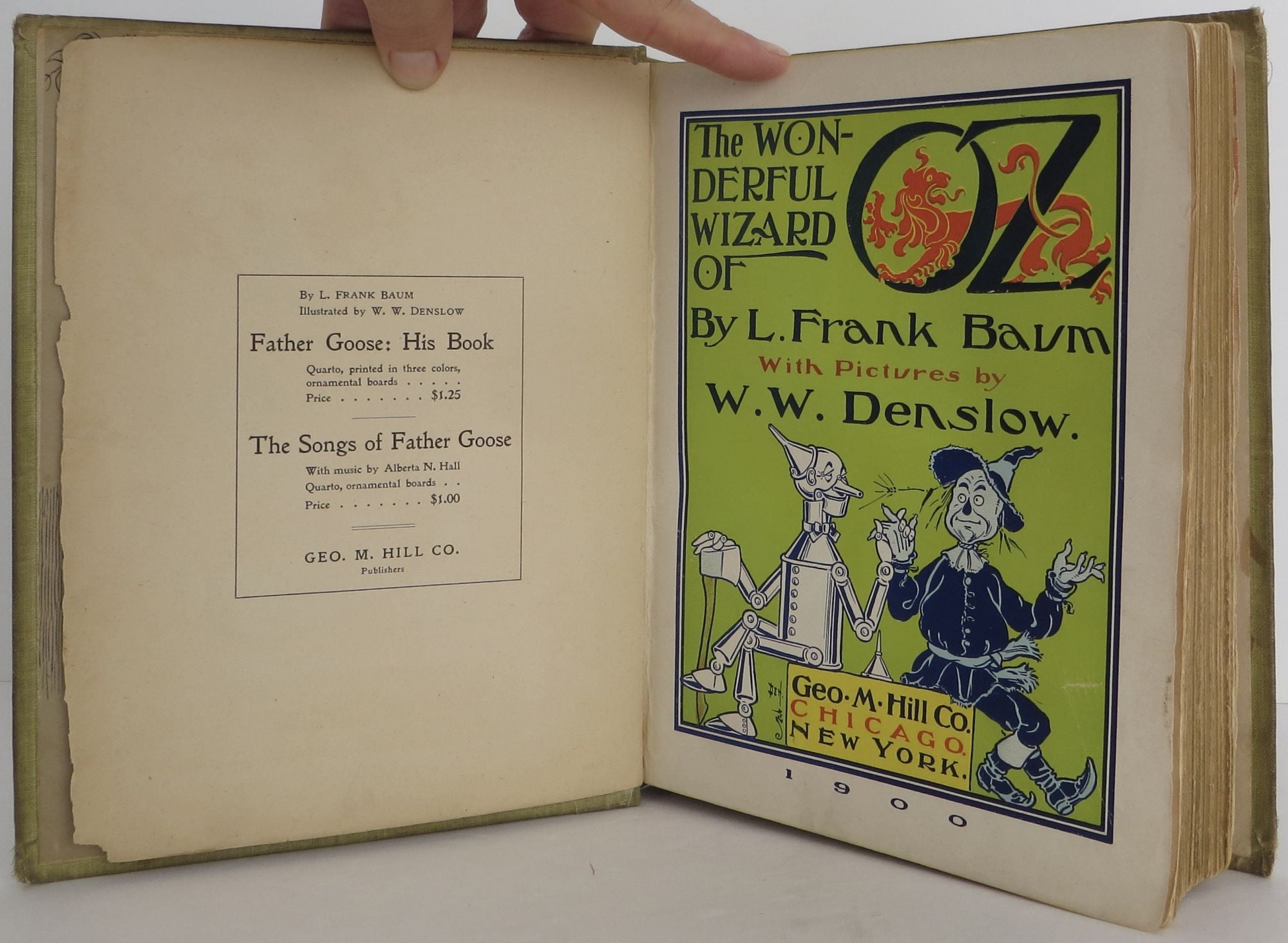 The Wonderful Wizard of Oz by Baum, L. Frank: Very good hardcover (1900