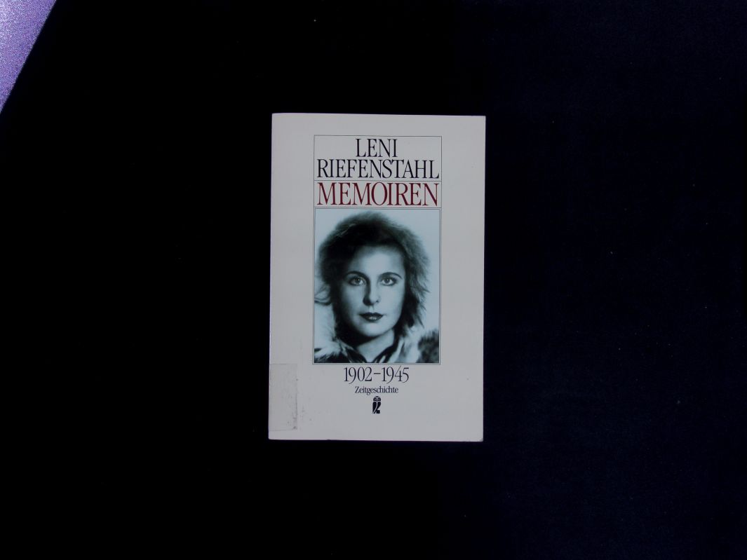 Memoiren 1902-1945. - Riefenstahl, Leni