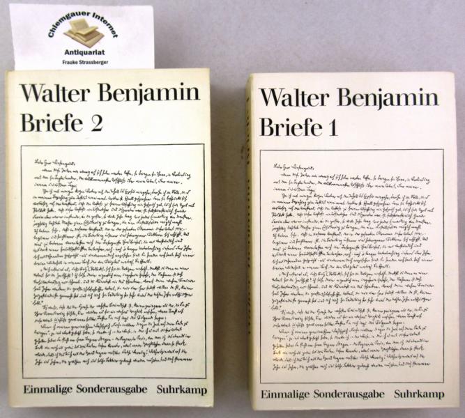 Briefe Band 1 und Band 2. ZWEI Bände. Hrsg. und mit Anmerkungen versehen von Gershom Scholem und Theodor W. Adorno, Edition Suhrkamp - Benjamin, Walter