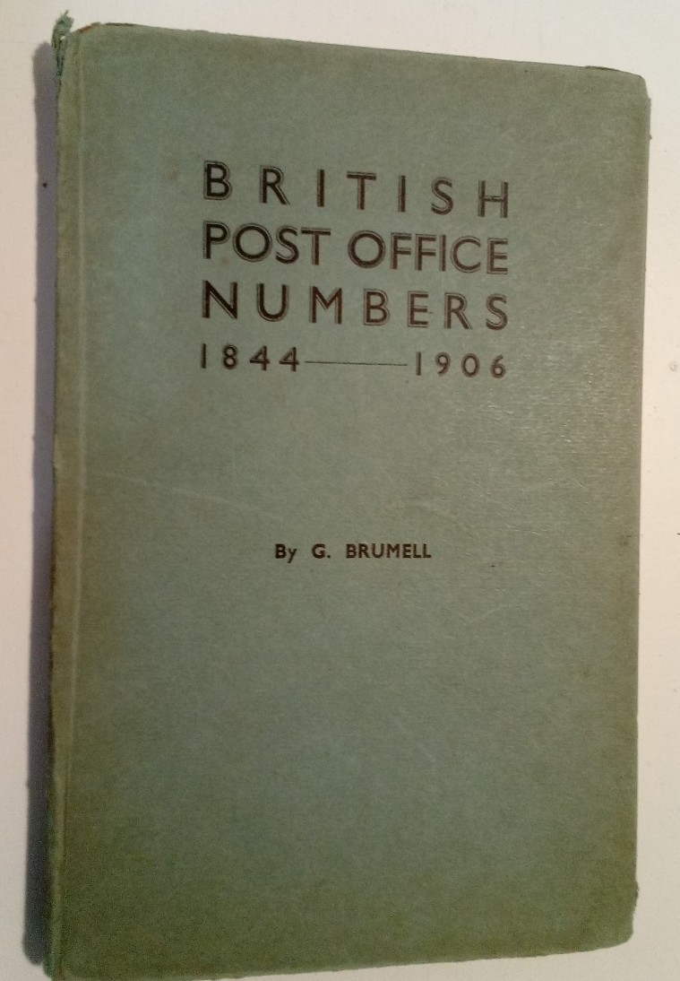 British Post Office Numbers 1844 1906. The Distinguishing Numbers