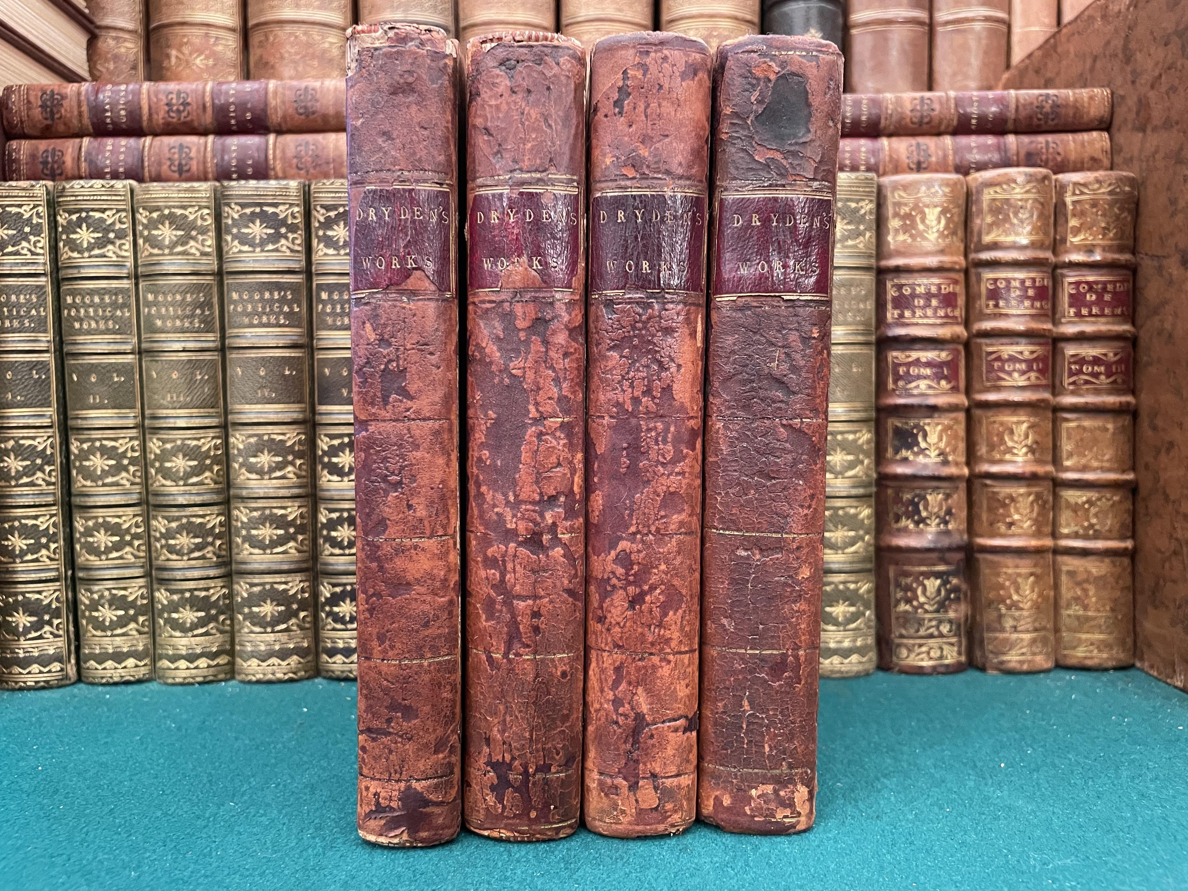 The Miscellaneous Works of John Dryden: Containing All His Original Poems, Tales, and Translations. 4 vols (set) - DRYDEN, John
