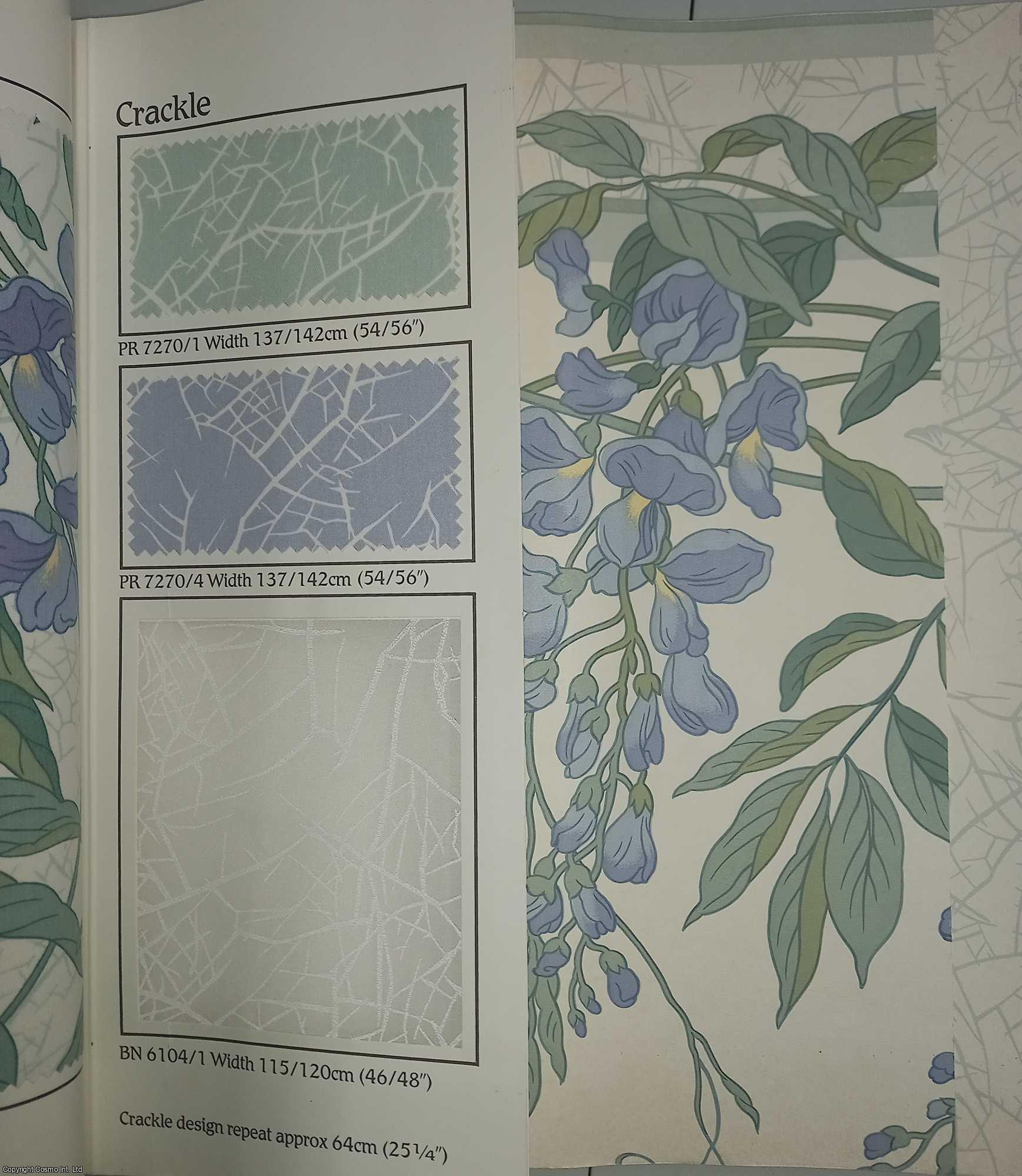 Sanderson. Corelated Wallpapers and fabrics. Serpentine. A giant album of wallpapers, friezes