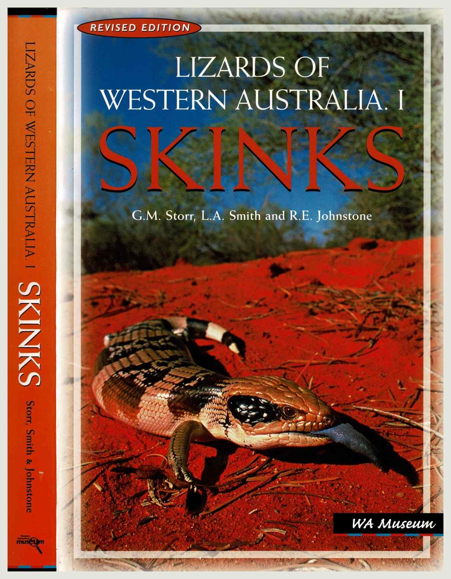 Lizards of Western Australia, 1. Skinks by Storr, G.M., L.A. Smith and R.E. Johnstone Wraps