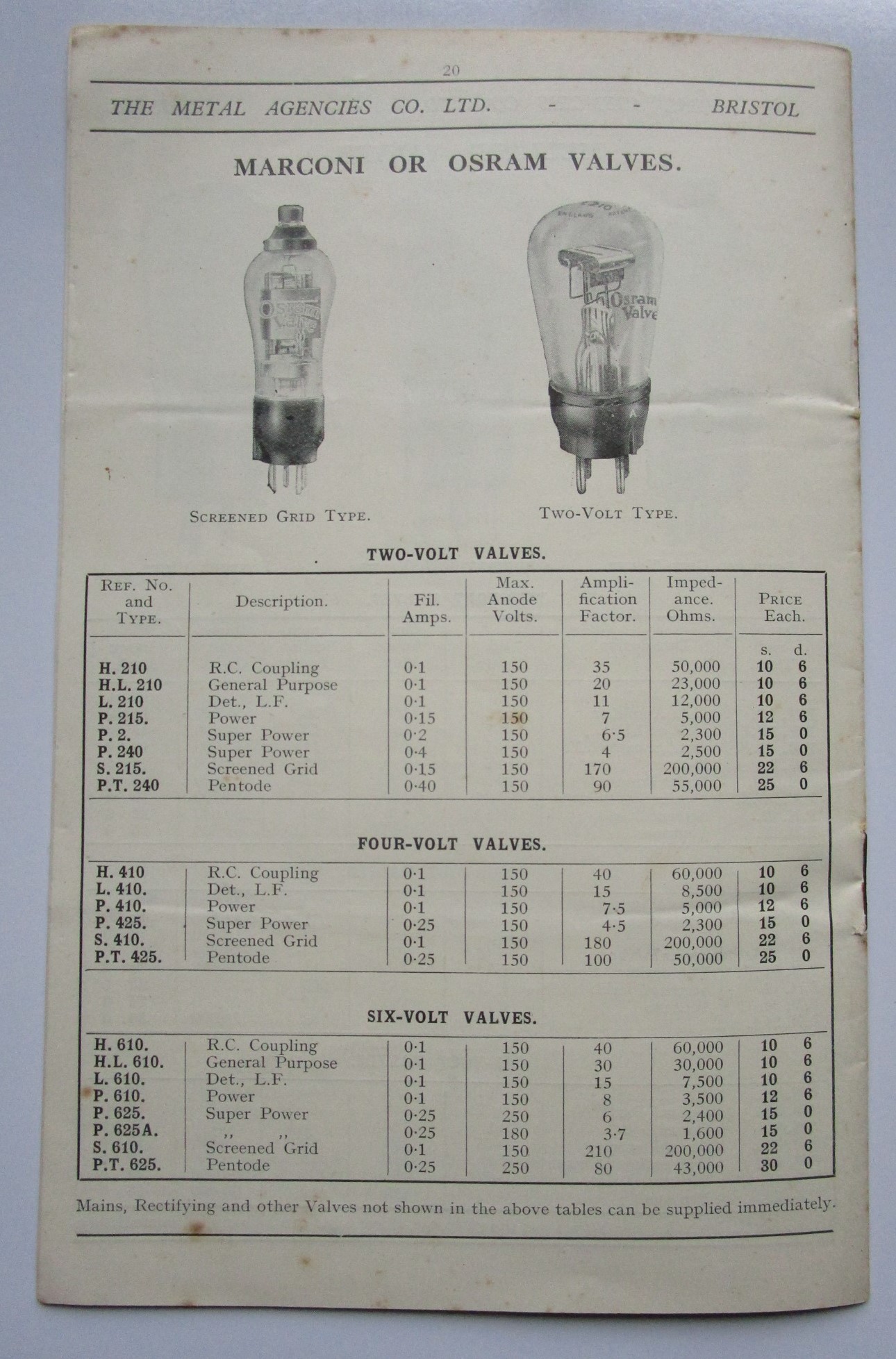 ORIGINAL 1930 RADIO TRADE CATALOGUE, Radios, Wireless Receiving Sets ...