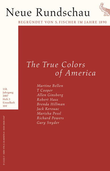 Neue Rundschau 2007/3: Colours of America - Balmes Hans, Jürgen, Jörg Bong Alexander Roesler u. a.